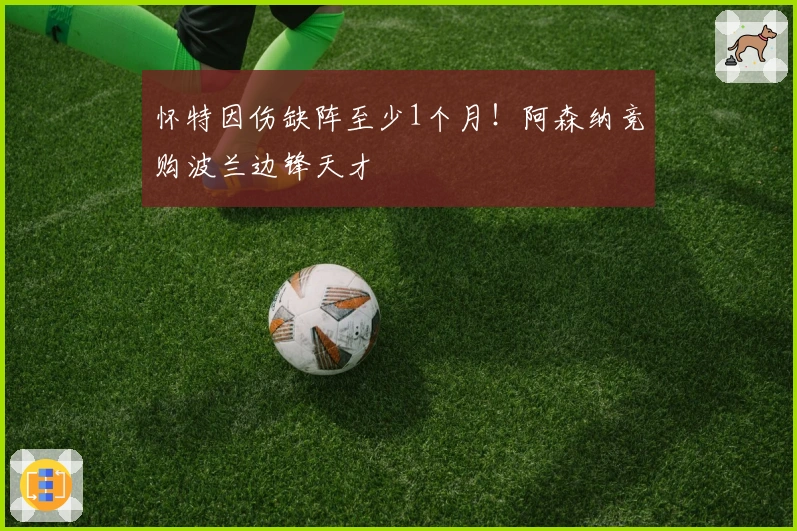 怀特因伤缺阵至少1个月！阿森纳竞购波兰边锋天才